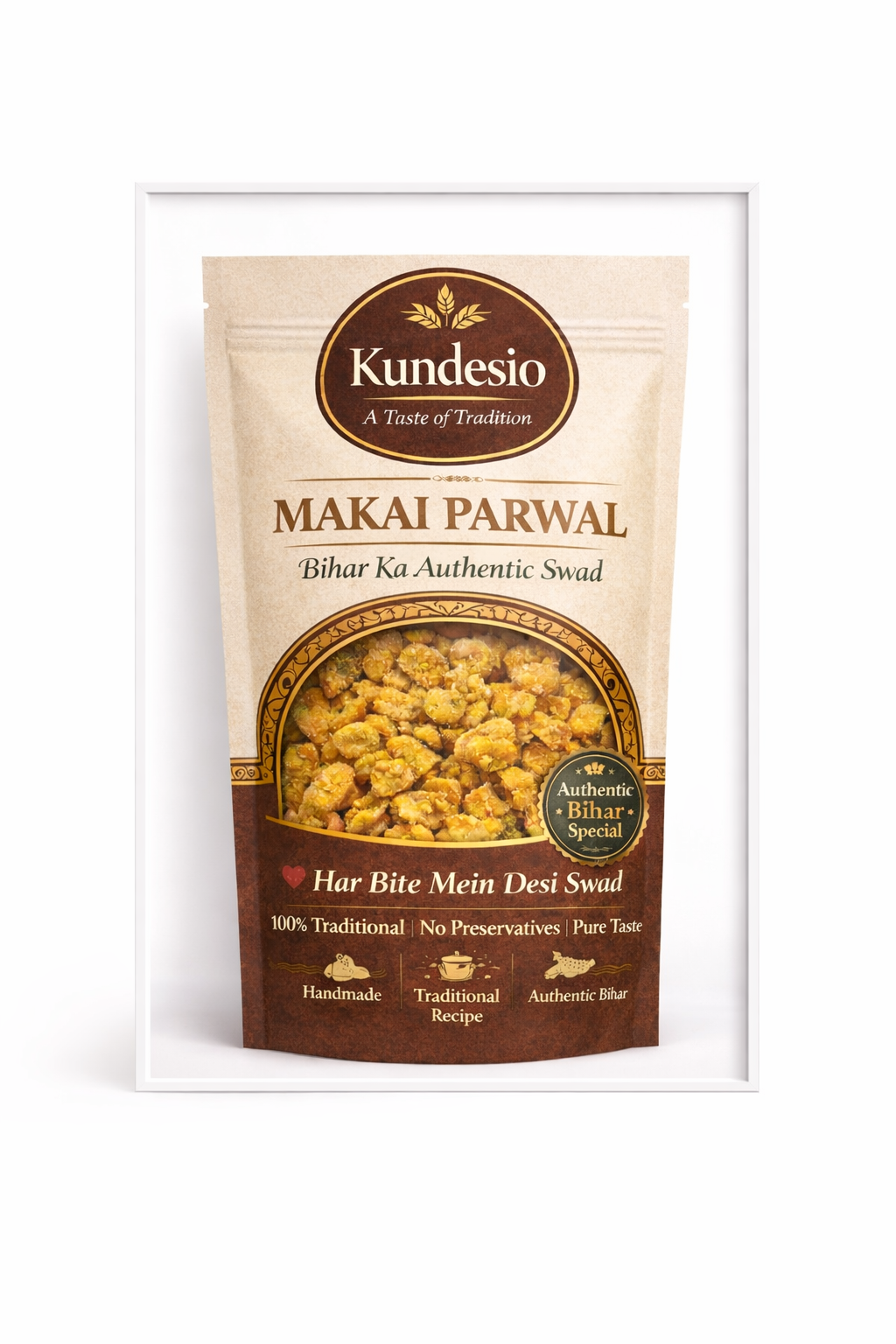 Kundesio Crispy Corn Parmal – Salty Flavor